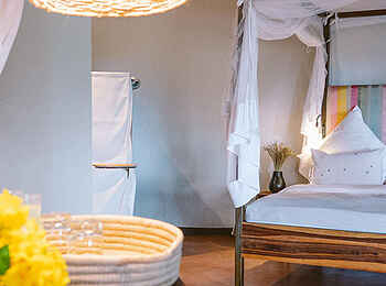 Kambaku Safari Lodge: Schlafbereich Standard Room