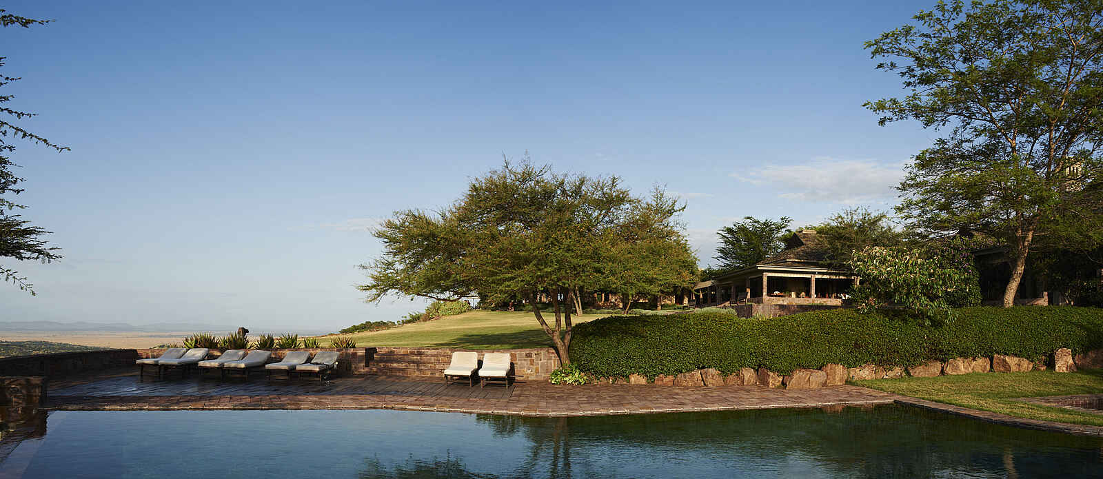 Singita Sasakwa Lodge: Lodge-Ansicht Singita Sasakwa Lodge: Lodge-Ansicht