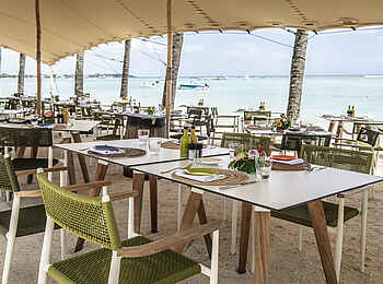Trou Aux Biches Beachcomber Golf Resort & Spa: Mittagessen Trou Aux Biches Beachcomber Golf Resort & Spa: Mittagessen