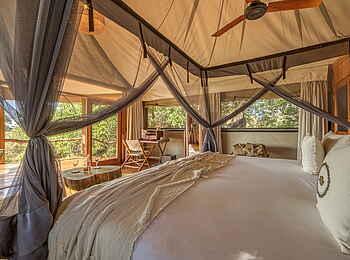 Kanana Camp: Bett mit Aussicht