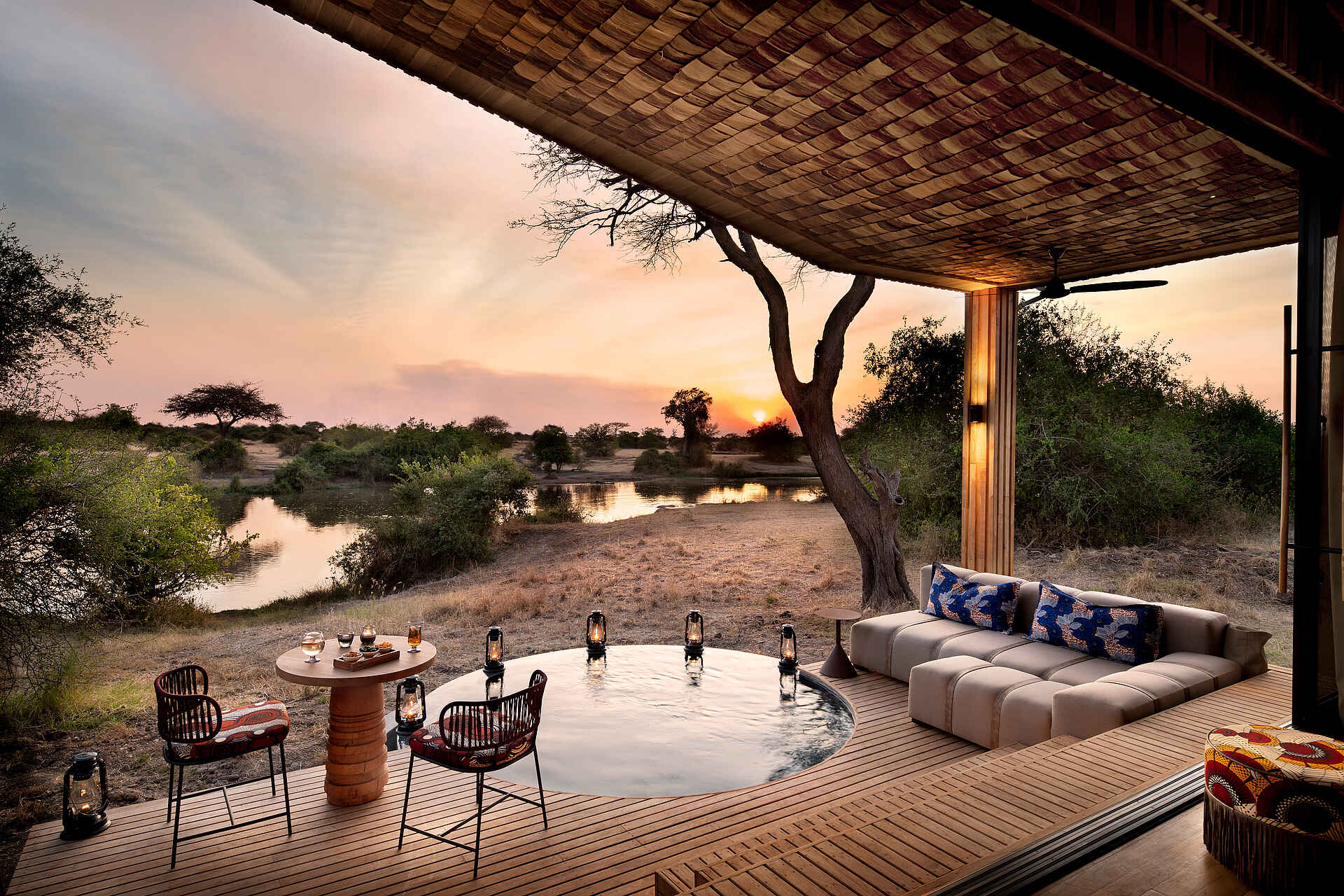 andBeyond Grumeti Serengeti River Lodge: Ein Plungepool