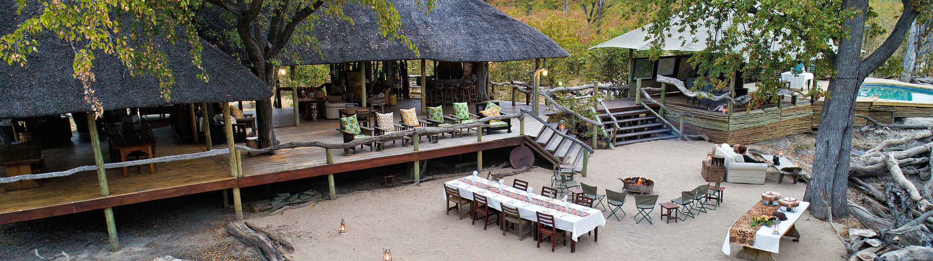 Elephant Pan Camp: Campansicht Elephant Pan Camp: Campansicht