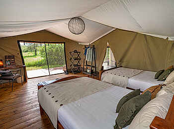 Lemala Mara Tented Camp: Geräumige Zelte Lemala Mara Tented Camp: Geräumige Zelte
