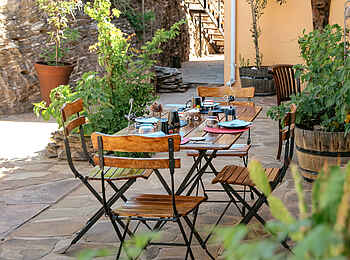 Ti Melen Boutique Guesthouse: Der Innenhof