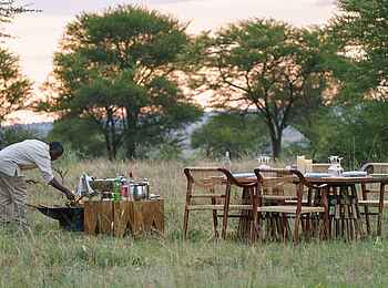Warangi Ridge Lodge: Buschdinner