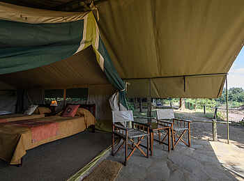 Governors' Camp: Zelt mit Terrasse Governors' Camp: Zelt mit Terrasse