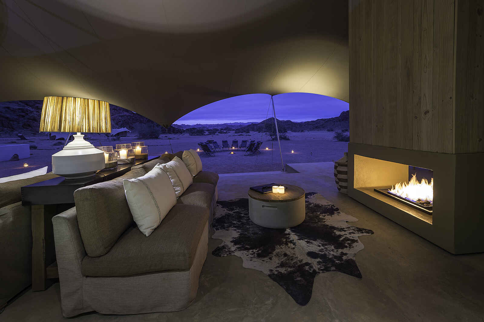 Hoanib Skeleton Coast Camp: Abendstimmung Hoanib Skeleton Coast Camp: Abendstimmung