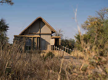 Victoria Falls River Lodge - Malachite Luxury Tented Suites: Eine Suite von Außen Victoria Falls River Lodge - Malachite Luxury Tented Suites: Eine Suite von Außen