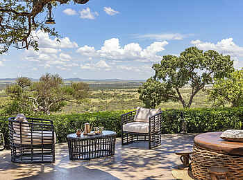 Melia Serengeti Lodge: Terrasse Melia Serengeti Lodge: Terrasse