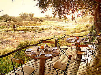 Motswari Game Lodge: Frühstück
