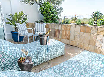 The Last Word Long Beach Boutique-Hotel: Der Balkon der Junior Suite