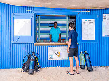 Victoria Beachcomber Resort and Spa: Tauchshop Victoria Beachcomber Resort and Spa: Tauchshop